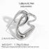 Uself Waterproof Geometric Open Ring